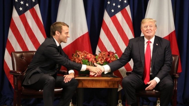 Макрон напомнил Трампу о важности договора РСМД