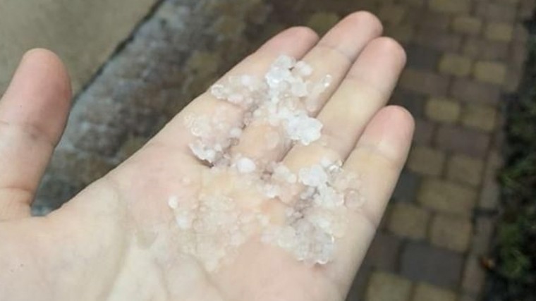 Краснодар накрыла гроза с градом — Видео