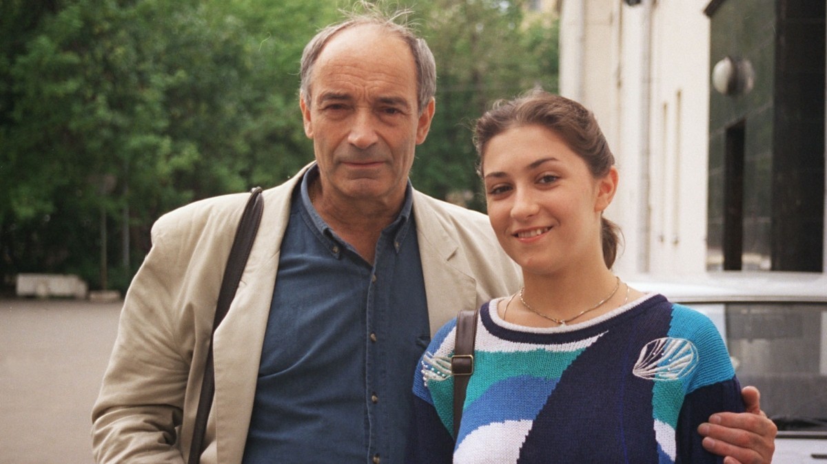 Валентин Гафт с дочерью Ольгой в 1995-м. 