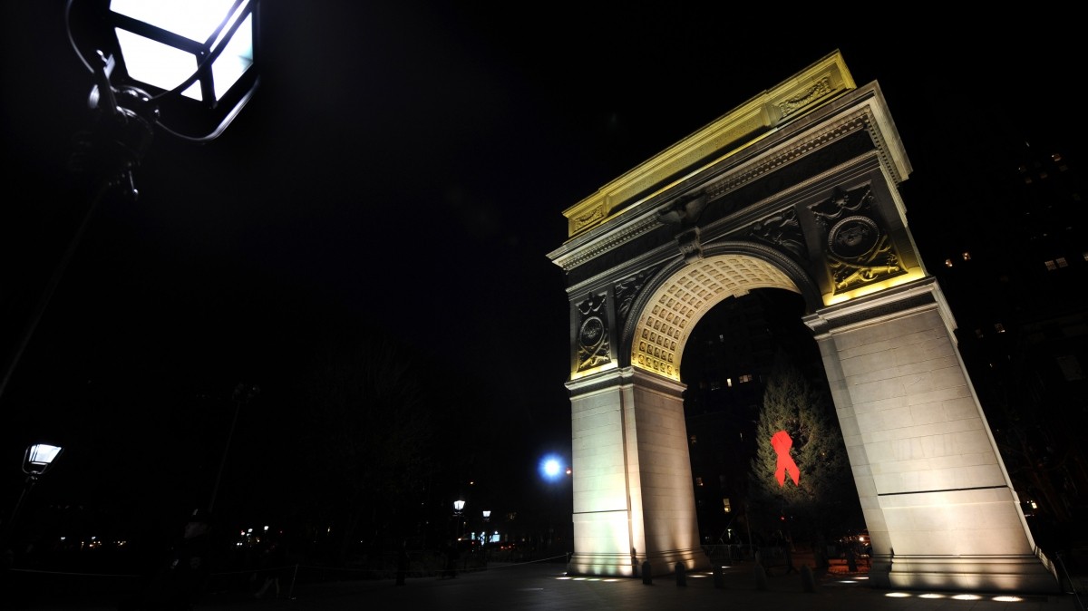 Триумфальная арка в парке Вашингтон-сквер