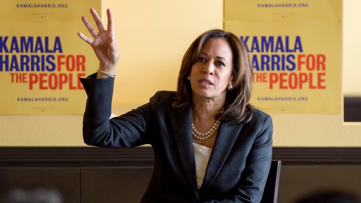 Камала Харрис во время своей предвыборной кампании в Лас-Вегасе в 2019-м