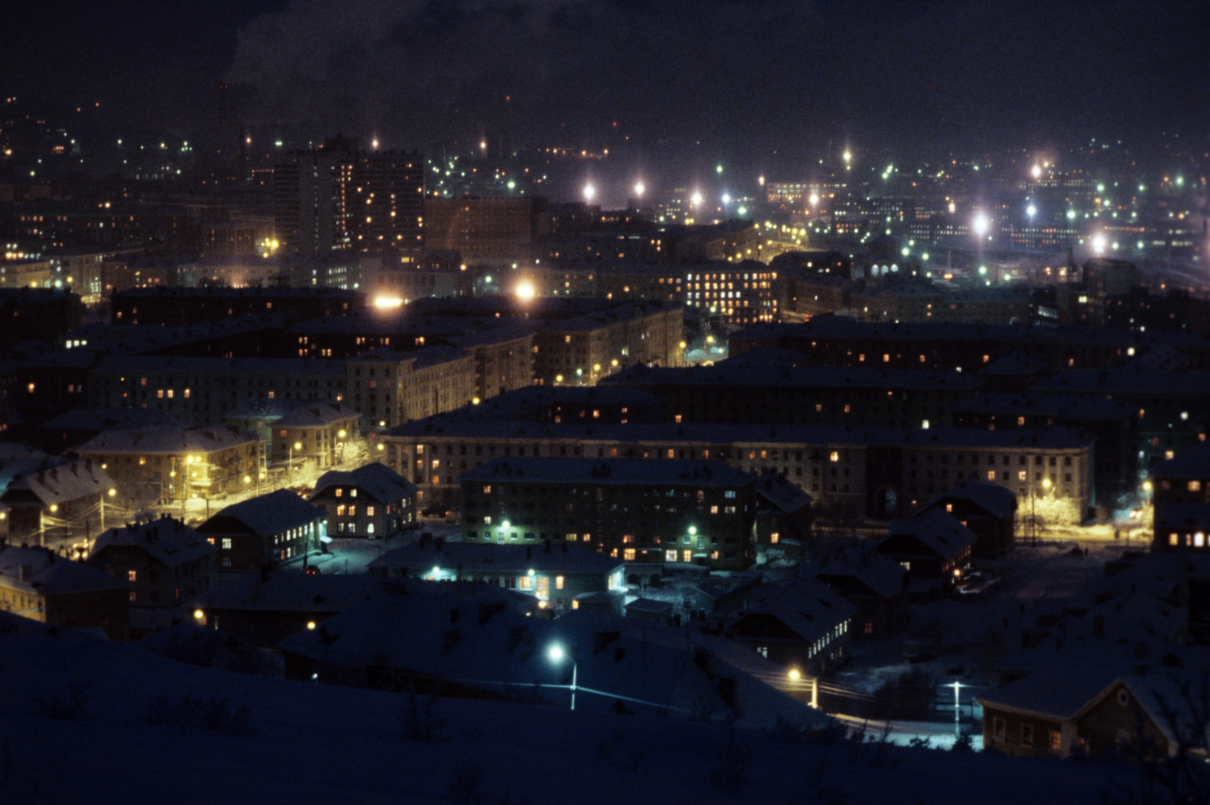 Мурманск есть ночь