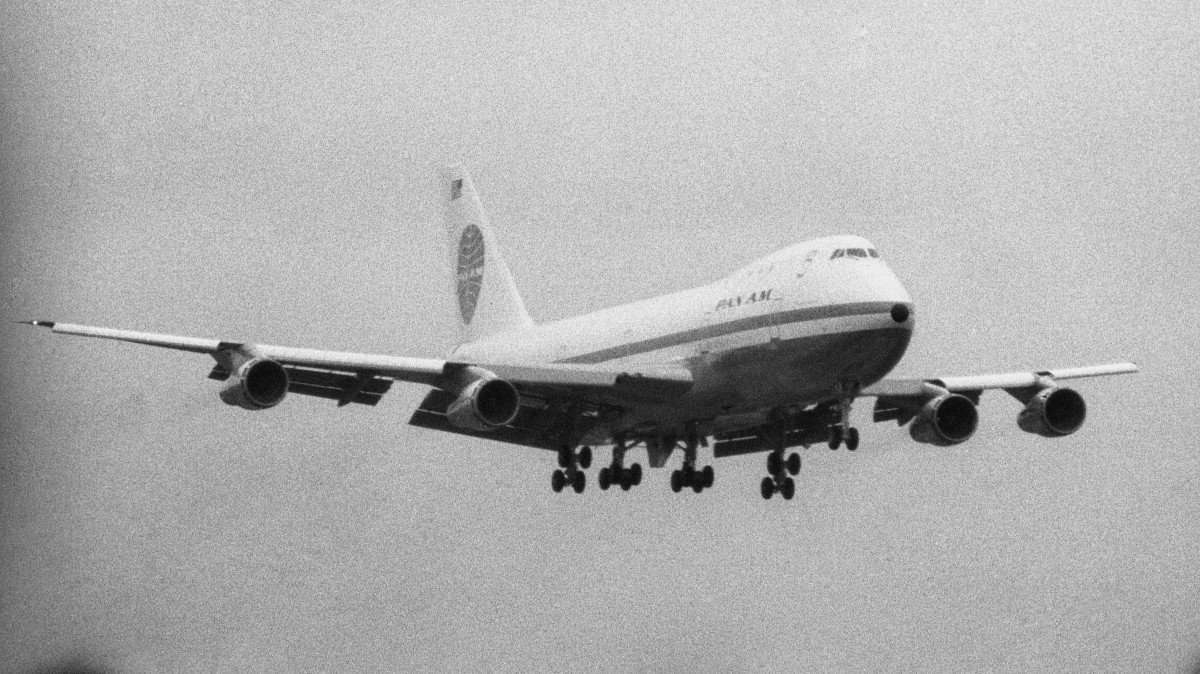 Boeing 474 авиакомпании Pan American в 1970-м