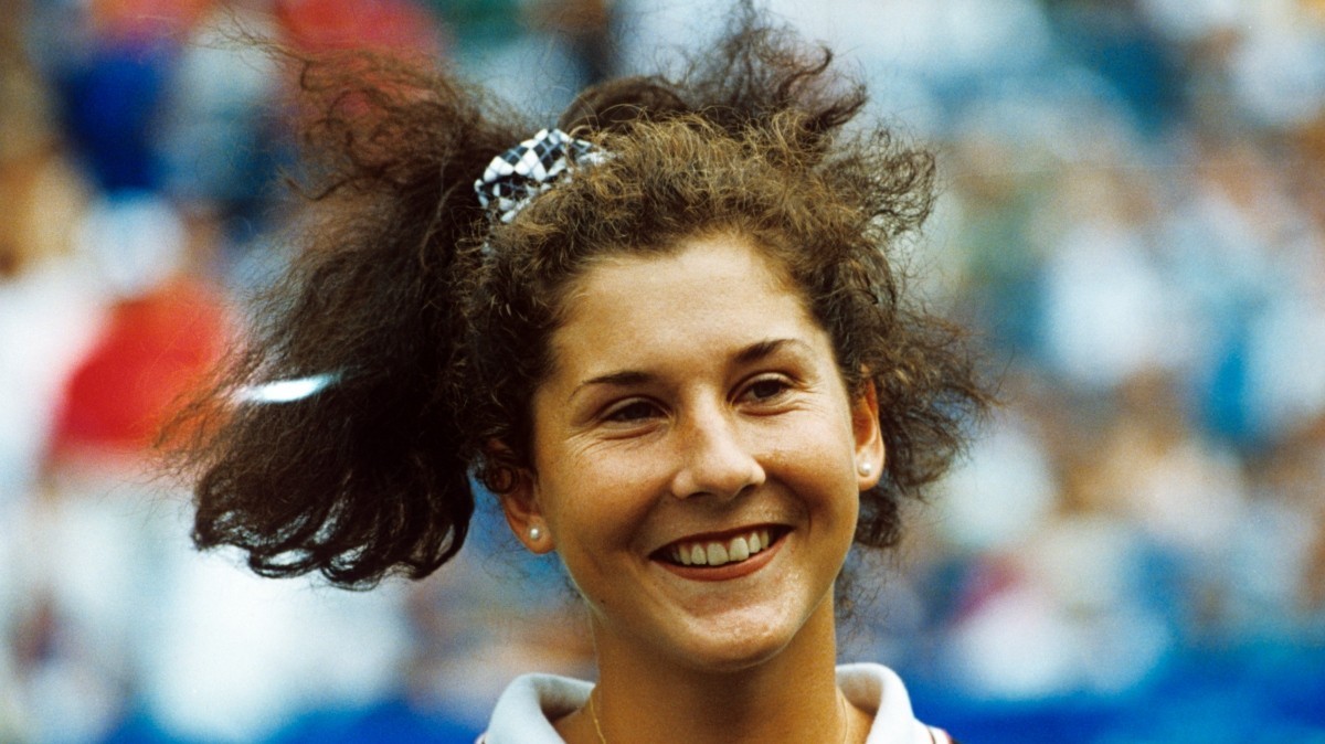 Моника Селеш на Открытом чемпионате США по теннису (US Open) в 1995-м.