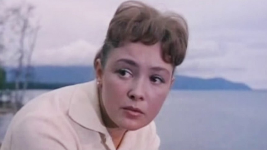 Актриса Любовь Стриженова в к/ф "Приезжай на Байкал", 1965-й.