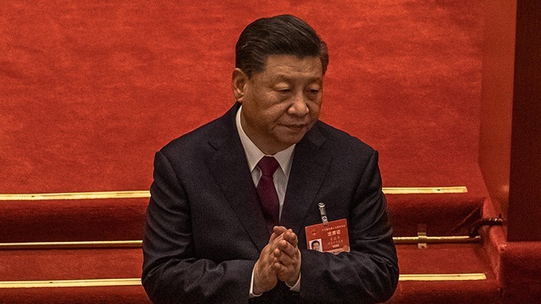 Си Цзиньпин на открытии четвертой сессии Всекитайского собрания народных представителей 13-го созыва в Пекине.