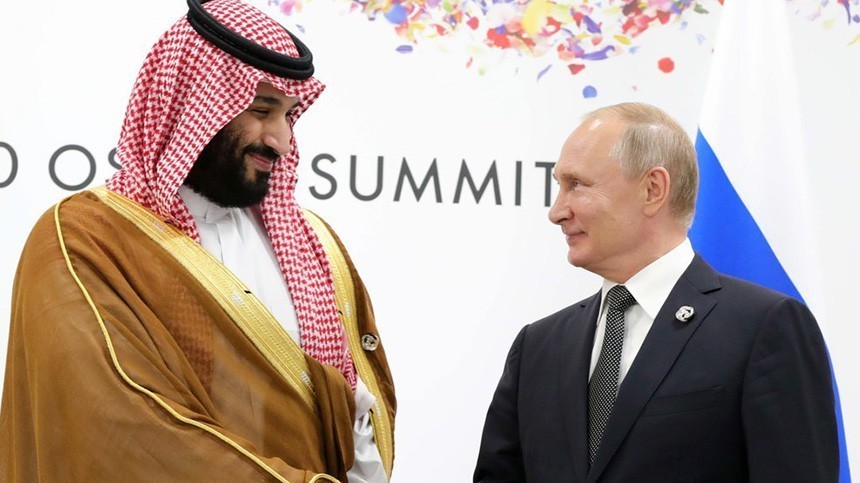 С Владимиром Путиным на саммите G20 в 2018 году.