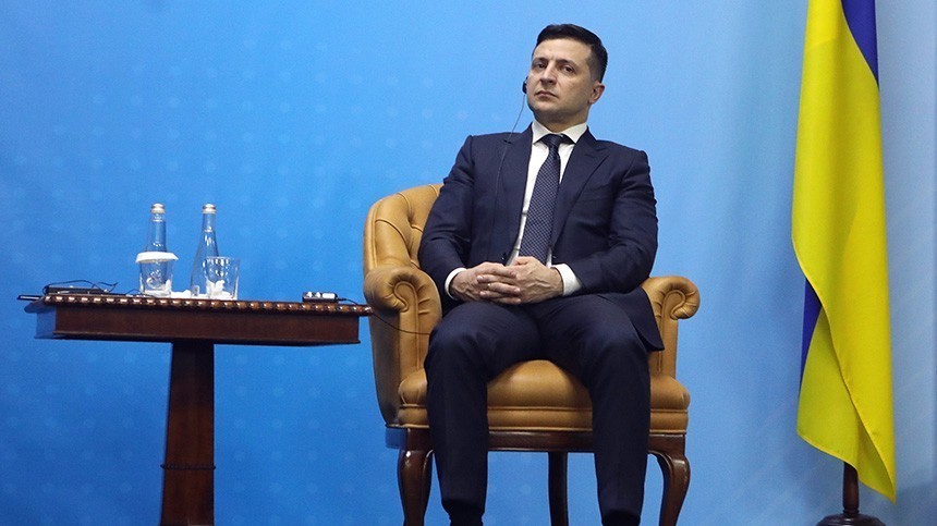 3 февраля 2020 года. Владимир Зеленский на фото во время Украинско-турецкого бизнес-форума в Киеве.