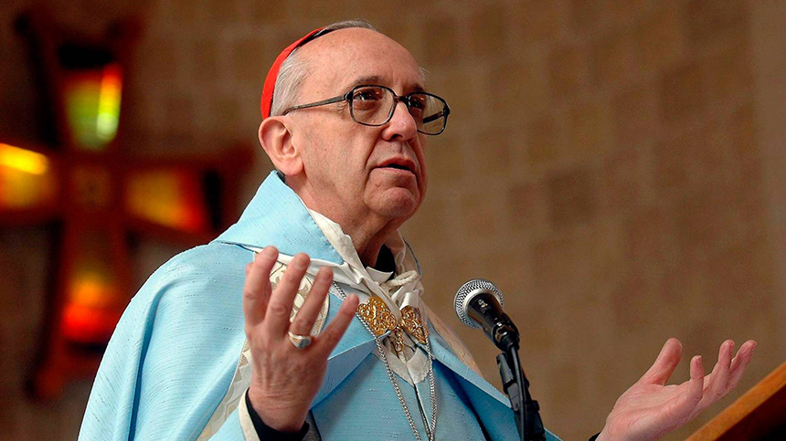 Кардинал Хорхе Марио Бергольо. 