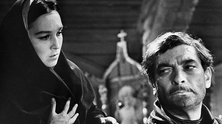 Кадр из кинофильма "Одиночество" по одноименному роману Николая Вирты, 1964 год. Режиссер Всеволод Воронин. Одесская киностудия. 