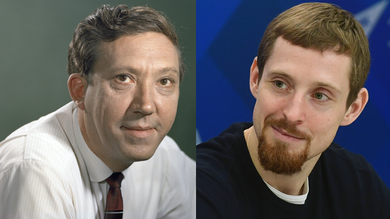 Юрий Никулин и его внук Максим Никулин