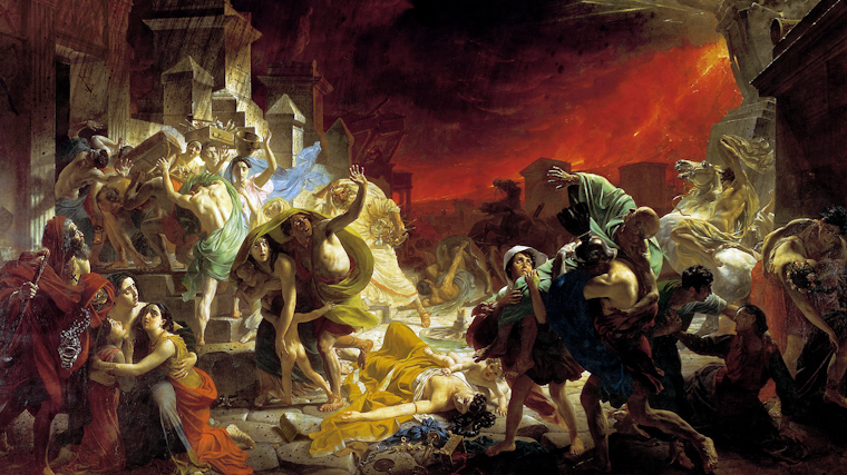 Картина &laquo;Последний день Помпеи&raquo;, 1830&ndash;1833 гг. Масло, холст. Карл Брюллов.