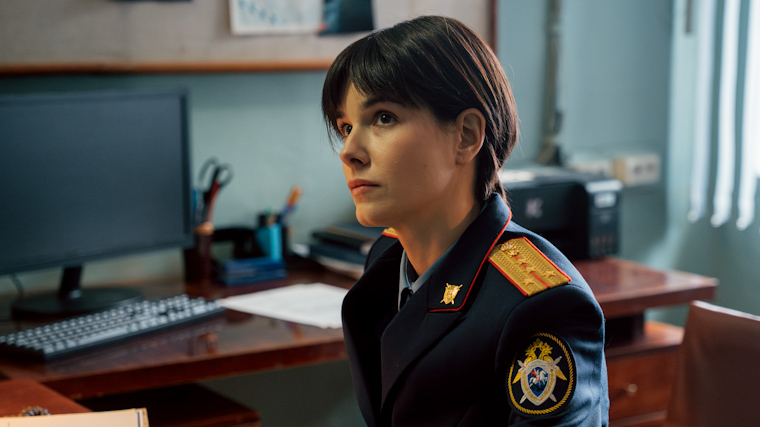Мария Андреева на съемках  третьего сезона сериала "Золотое дно"