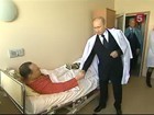 Владимир Путин навестил раненых в Институте хирургии имени Вишневского