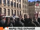 Ветераны СС прошли по центральным улицам Риги