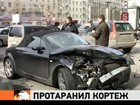 В Москве иномарка врезалась в кортеж генпрокурора Юрия Чайки