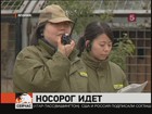 В Токийском зоопарке из клетки сбежал носорог