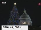 В Вашингтоне зажгли огни на ёлке у Капитолия