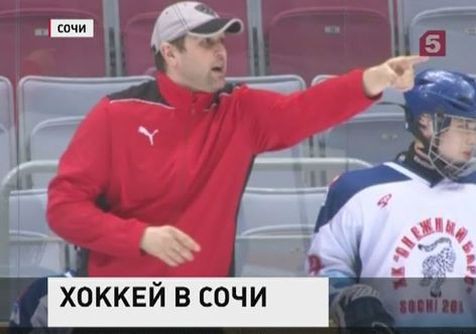 В сочинском спорткомплексе «Большой» стартовало открытое Первенство Краснодарского края по хоккею