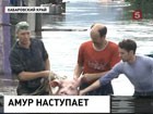 В районе Комсомольска-на-Амуре вода  прибывает с каждым часом