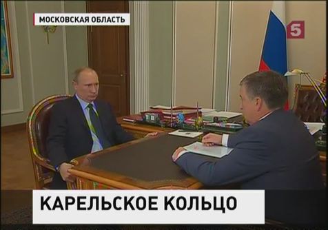 Глава Карелии доложил Владимиру Путину о развитии республики