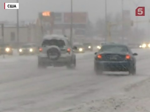 На центральные штаты США обрушились мощные снегопады