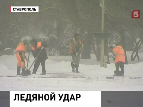 В Краснодаре прошел ледяной дождь