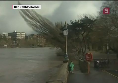 Великобритания накануне пережила пик шторма