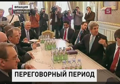 Сергей Лавров в Париже провёл переговоры с госсекретарём США