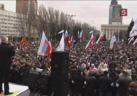 На востоке Украины продолжаются акции протеста