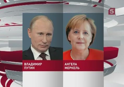 Ситуацию в Крыму и на Украине Владимир Путин обсудил по телефону с Ангелой Меркель