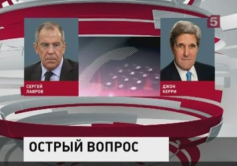 Лавров и Керри обсудили по телефону кризис на Украине