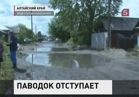 Уровень воды в реках Алтайского края постепенно снижается