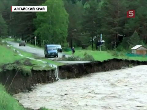 Новая волна паводка ожидается  в Алтайском крае