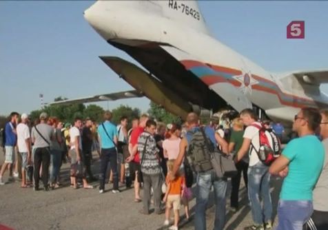 В Самару доставили больше ста беженцев с Украины