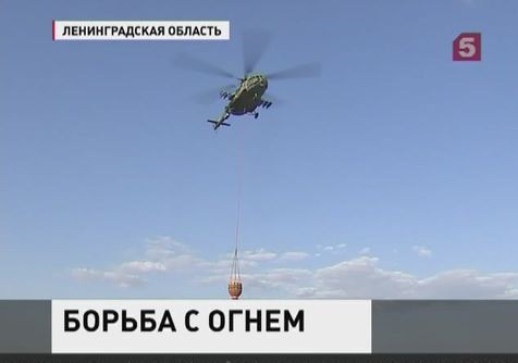 К борьбе с лесными пожарами подключилась военная авиация