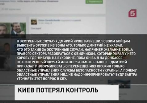 Украинская Национальная гвардия не подчиняется киевским властям