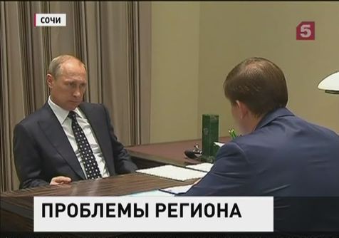 Владимир Путин встретился с и.о. губернатора Псковской области