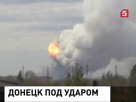 Еще одна баллистическая ракета разорвалась в жилом квартале Донецка