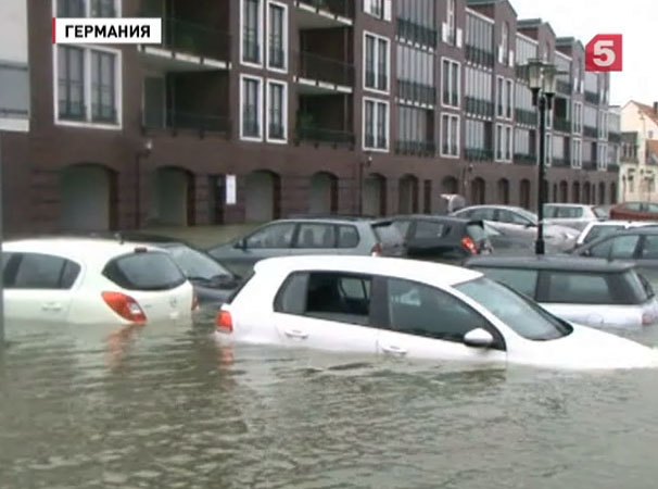 Отголоски урагана Гонсало, который идёт с Атлантики, докатились до Германии