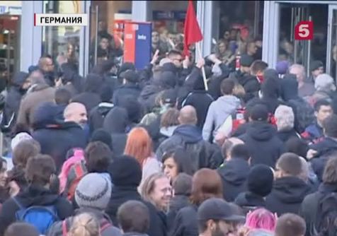 В центре Кёльна вспыхнули массовые беспорядки