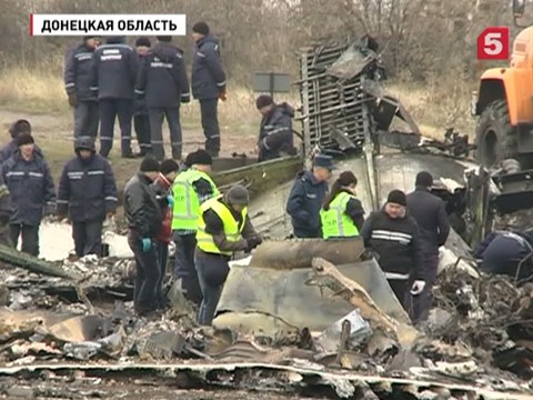 На месте крушения Боинга под Донецком найдены новые останки погибших