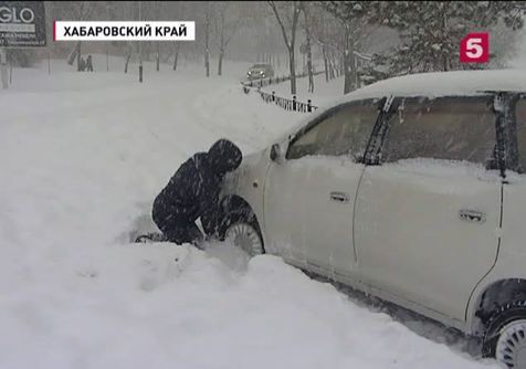 В Хабаровском крае введен режим ЧС из-за снегопада