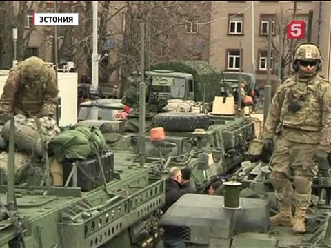 Американские военные отправились маршем из Эстонии в Германию