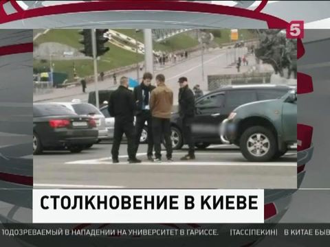 Сын Петра Порошенко попал в ДТП в Киеве