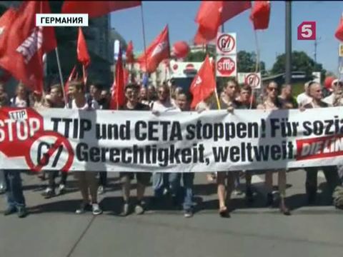 Около 40 000 жителей Мюнхена вышли на демонстрацию против саммита G7