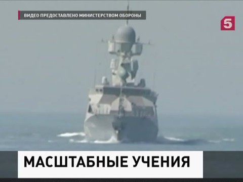 Каспийская флотилия по тревоге вышла в море