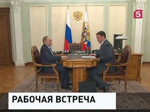 Владимир Путин встретился с главой Россельхозбанка