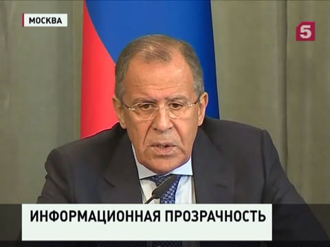 Лавров: военные действия России в Сирии абсолютно открытые