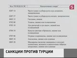 Правительство РФ опубликовало список запрещённых турецких продуктов